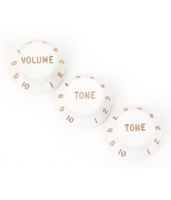 Fender Knobs Set White