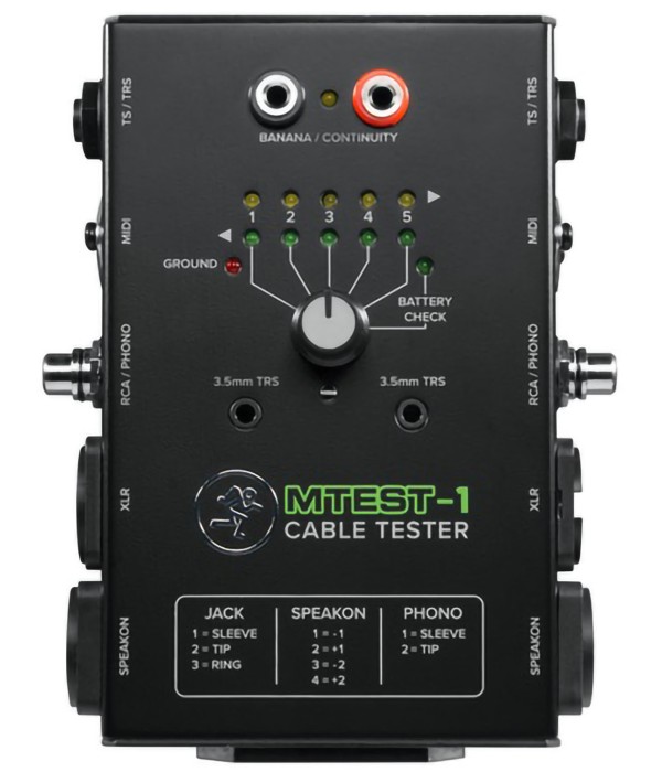 Mackie MTEST-1 Cable Tester